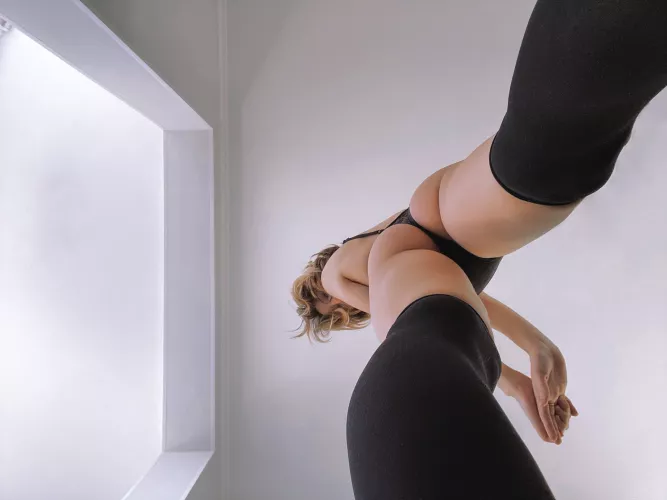 I like to look at her from below