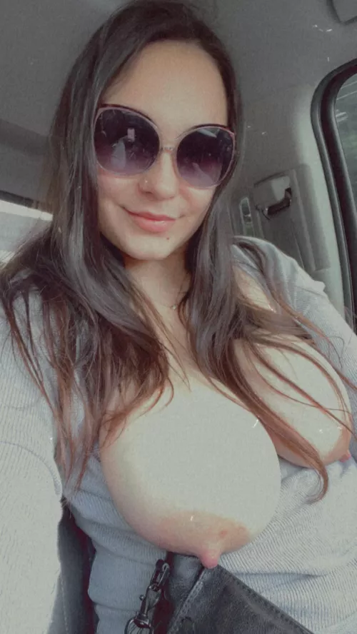 I took my tittys out in an Uber
