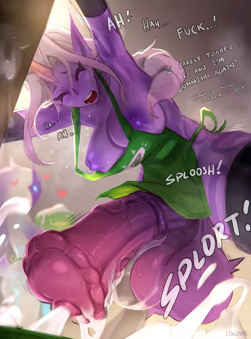 Imagine being sprayed with that load [Lewdzure Artist]