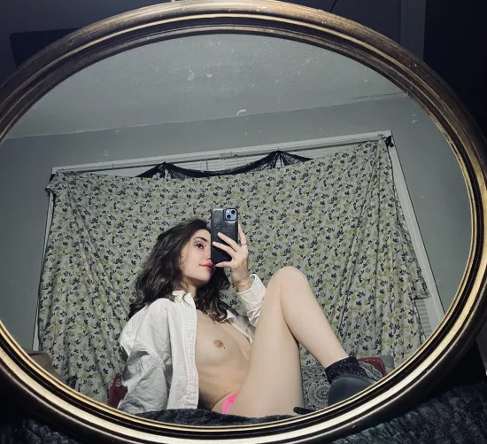 In between clients at my own nail salon, you think they know?