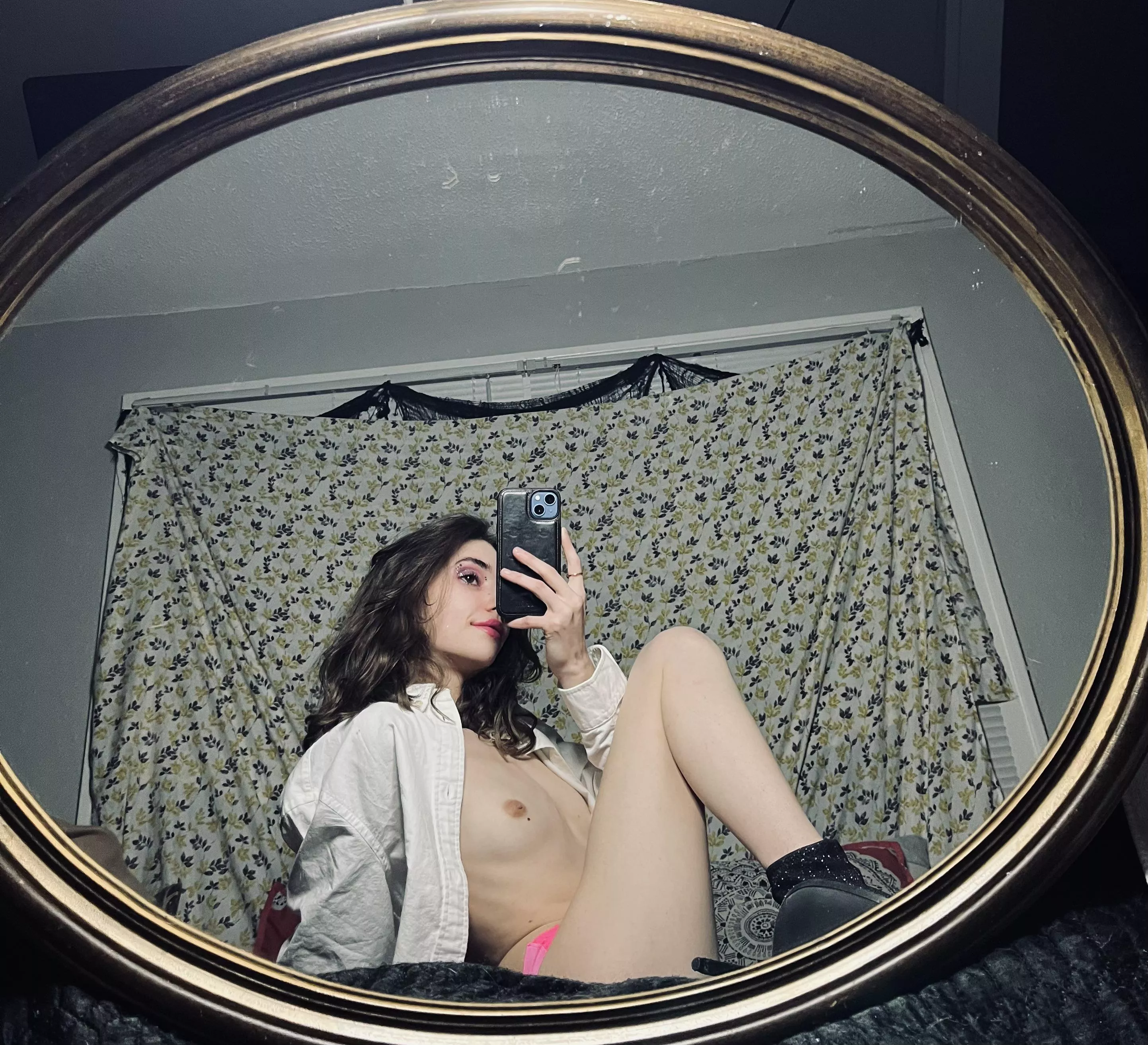 In between clients at my own nail salon, you think they know?