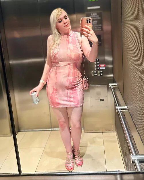 Is this curvy femboy still cute after a couple drinks 🥹