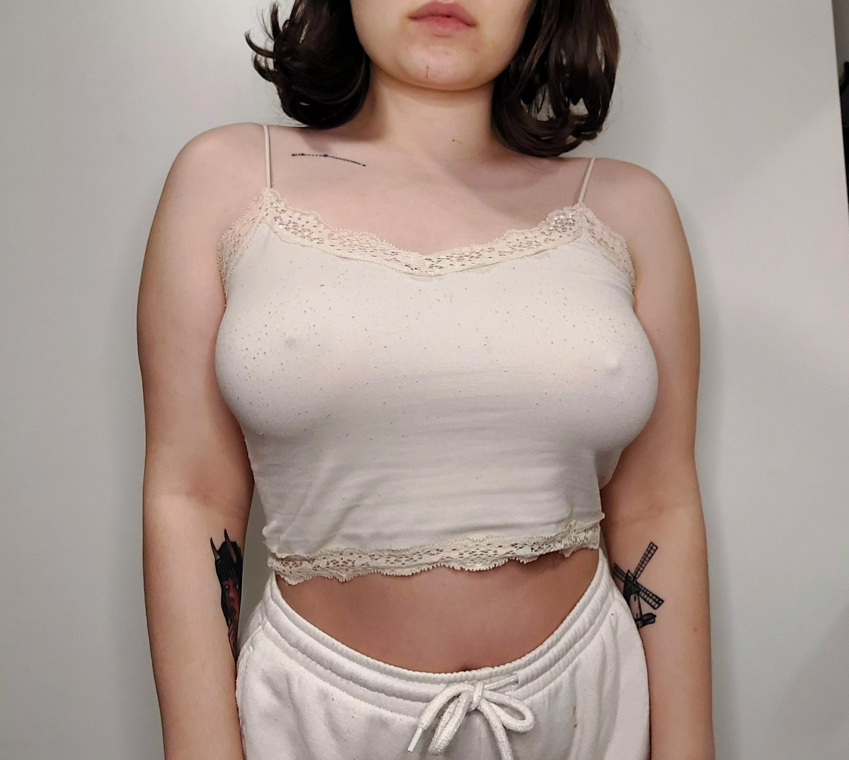 It's so comfy to not wear a bra