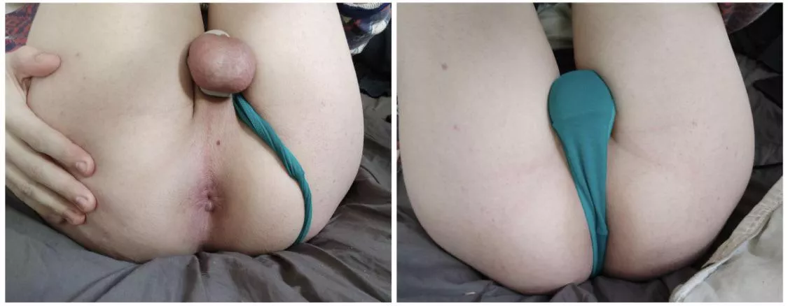 Just pull my thong to the side when you fuck me 🥺