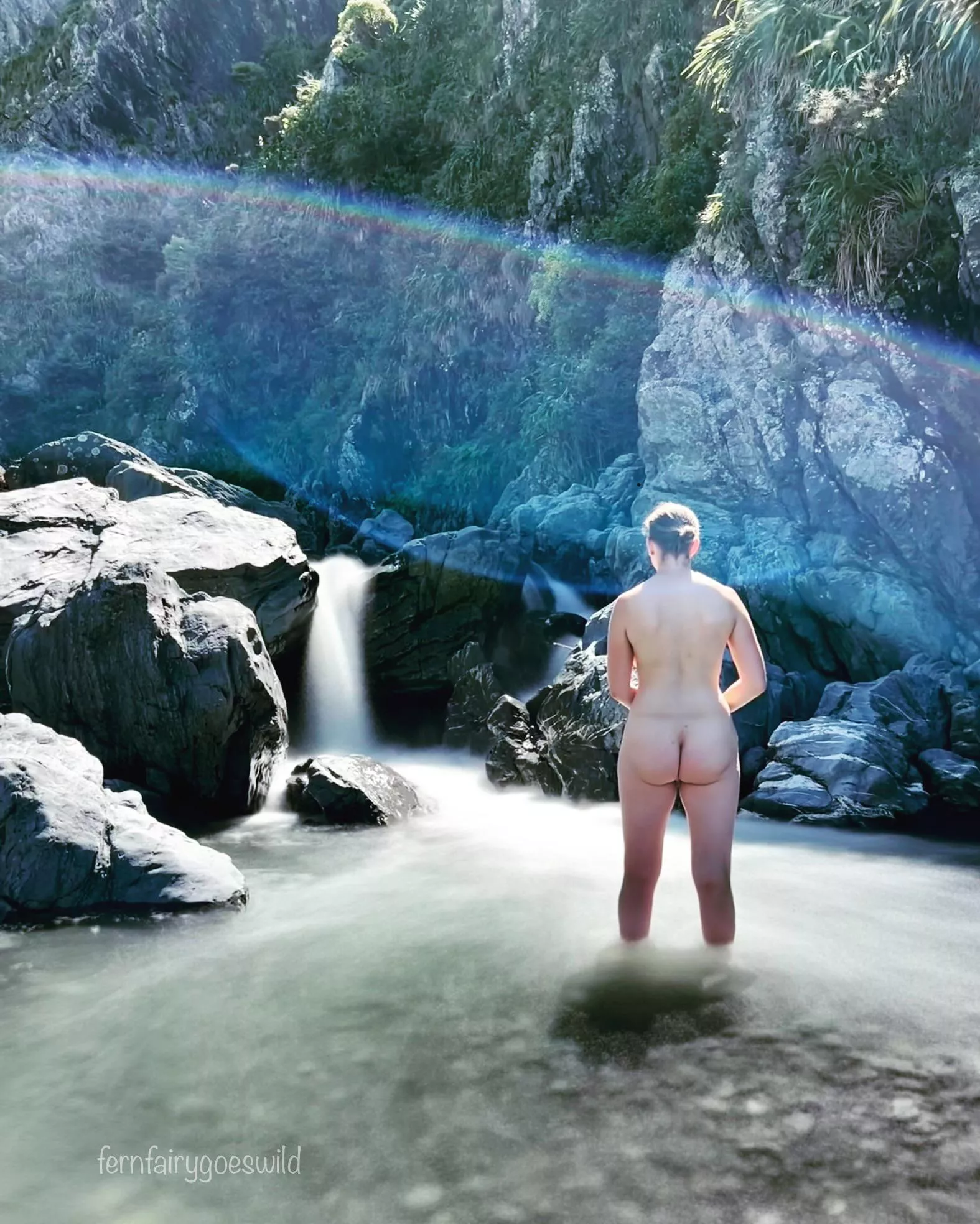 Long exposure play in the nude (OC)