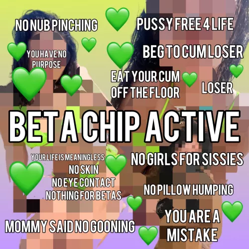 mommys making the world betasafe for your soft weak little slave brain