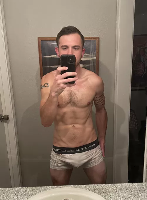 My cock is always bulging so much, I can never hide it even in compression shorts