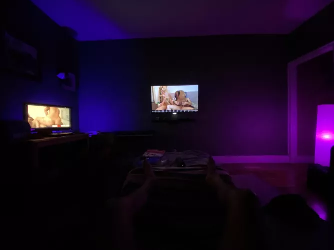 My goon cave. What you think of my setup?