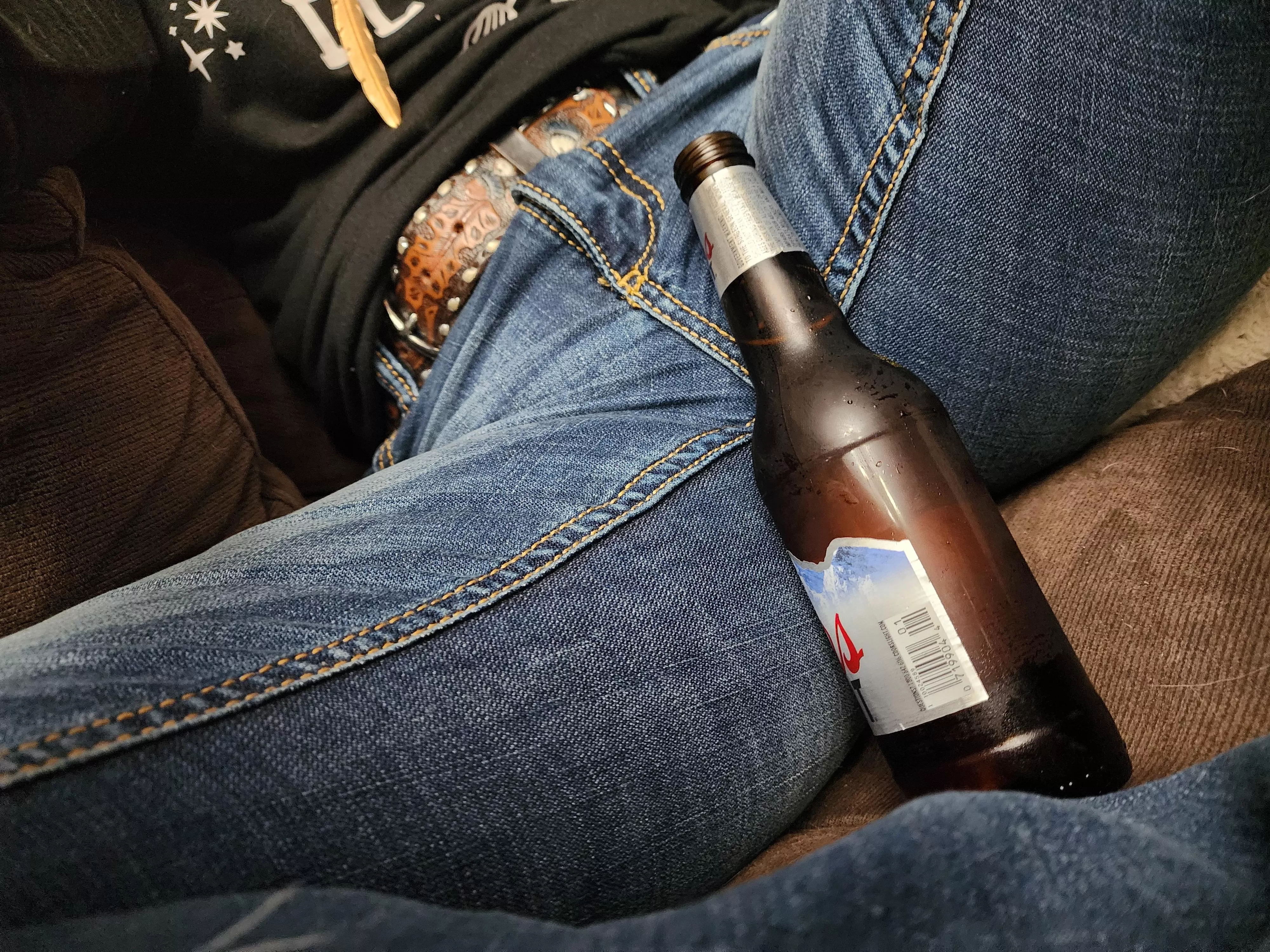 My wranglers are nice, the front view with a brew is even better