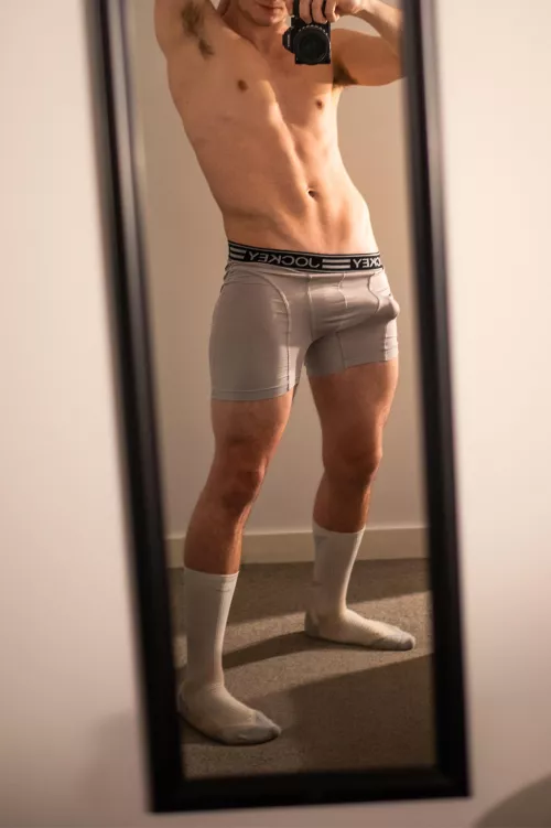 One extra large package out for delivery