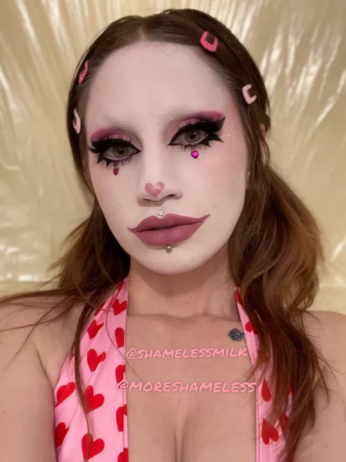 Pink Clown Makeup