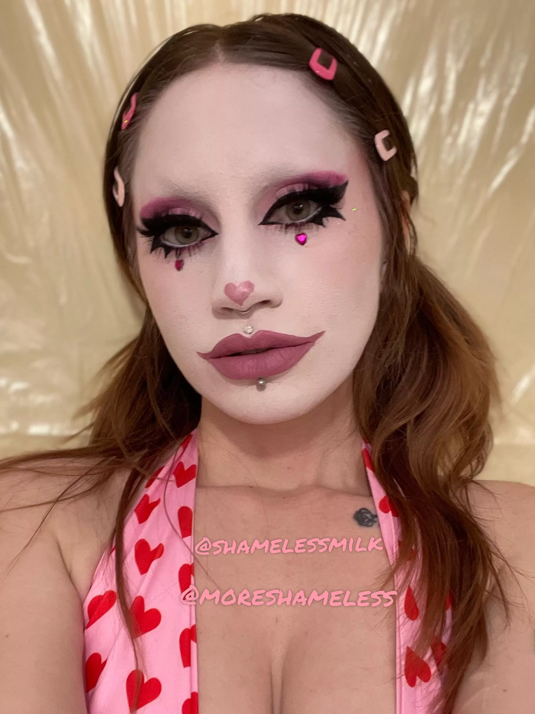 Pink Clown Makeup