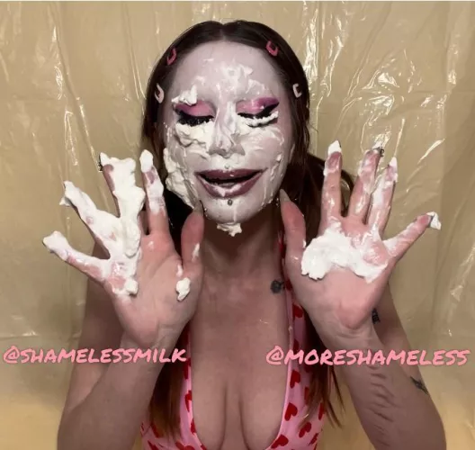 Pink Clown takes a Whipped Cream Pie to the face