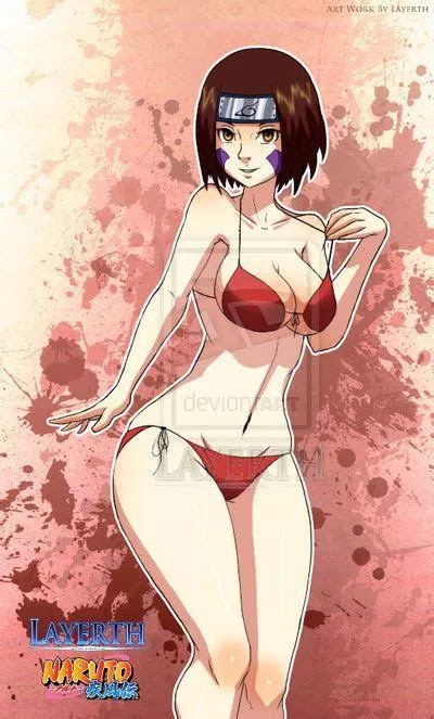 Rin in red Bikini