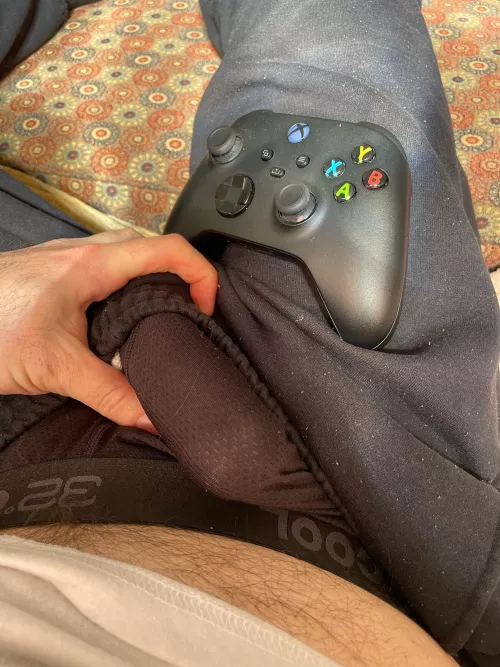 Saturday is for edging and video games