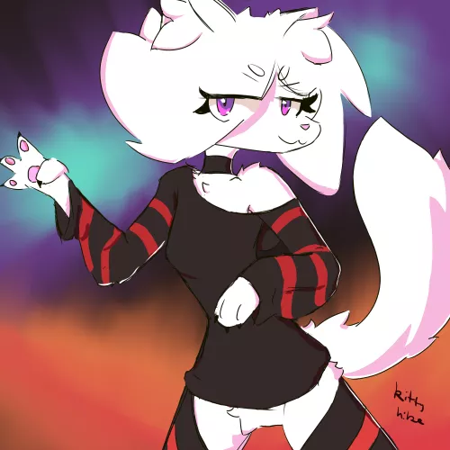 She loves gamers(my art!!)