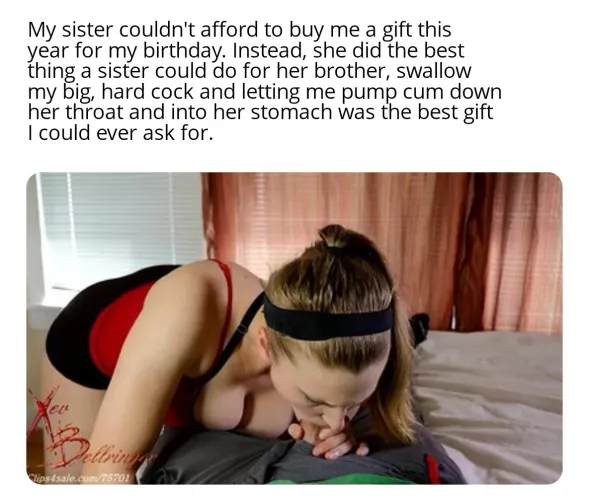 Sister's b-day gift (feat. my sister's pornstar doppelganger).