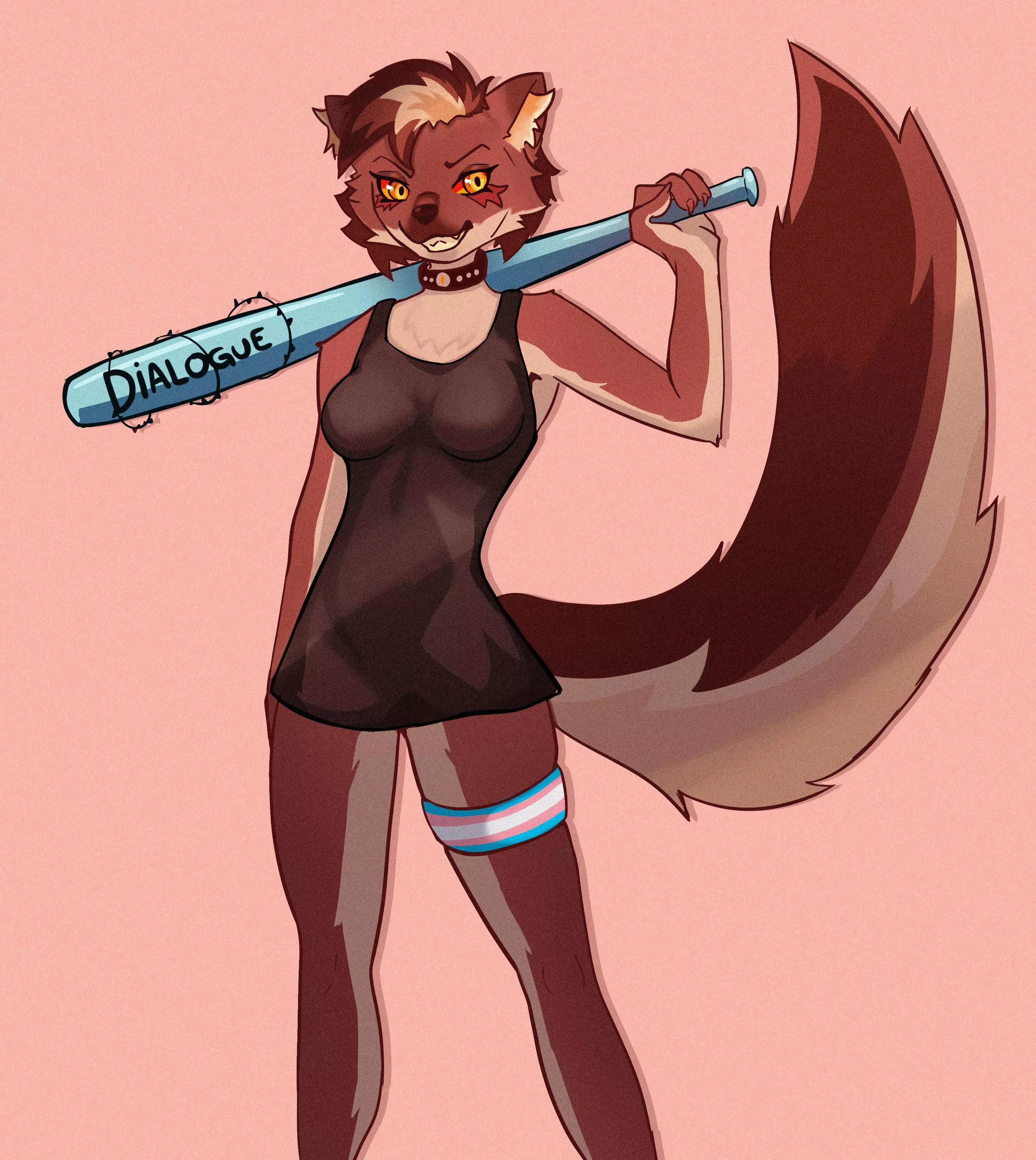 So… she wants to DIALOGUE with transphobics! (Art by me!)