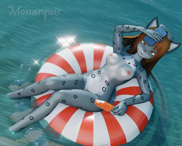 Sunbathing in the water (F)(Monarquis)