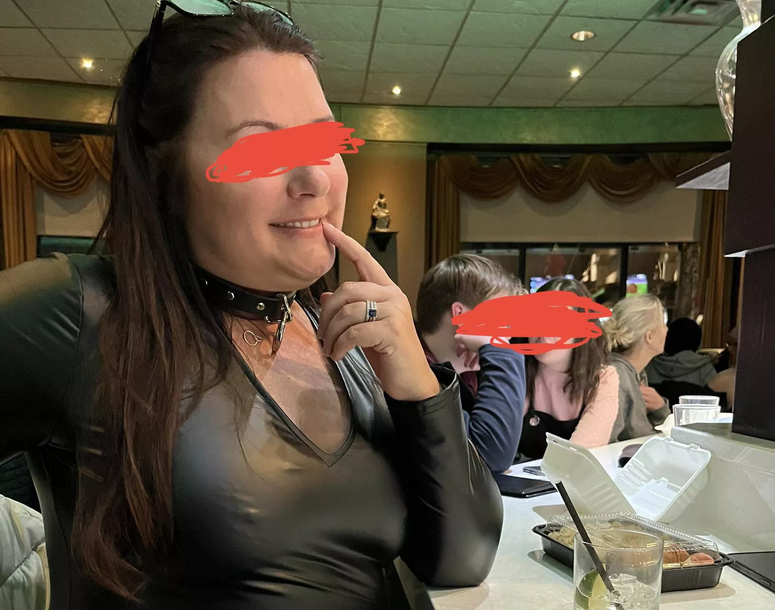 Sushi night! Only a couple of stares.