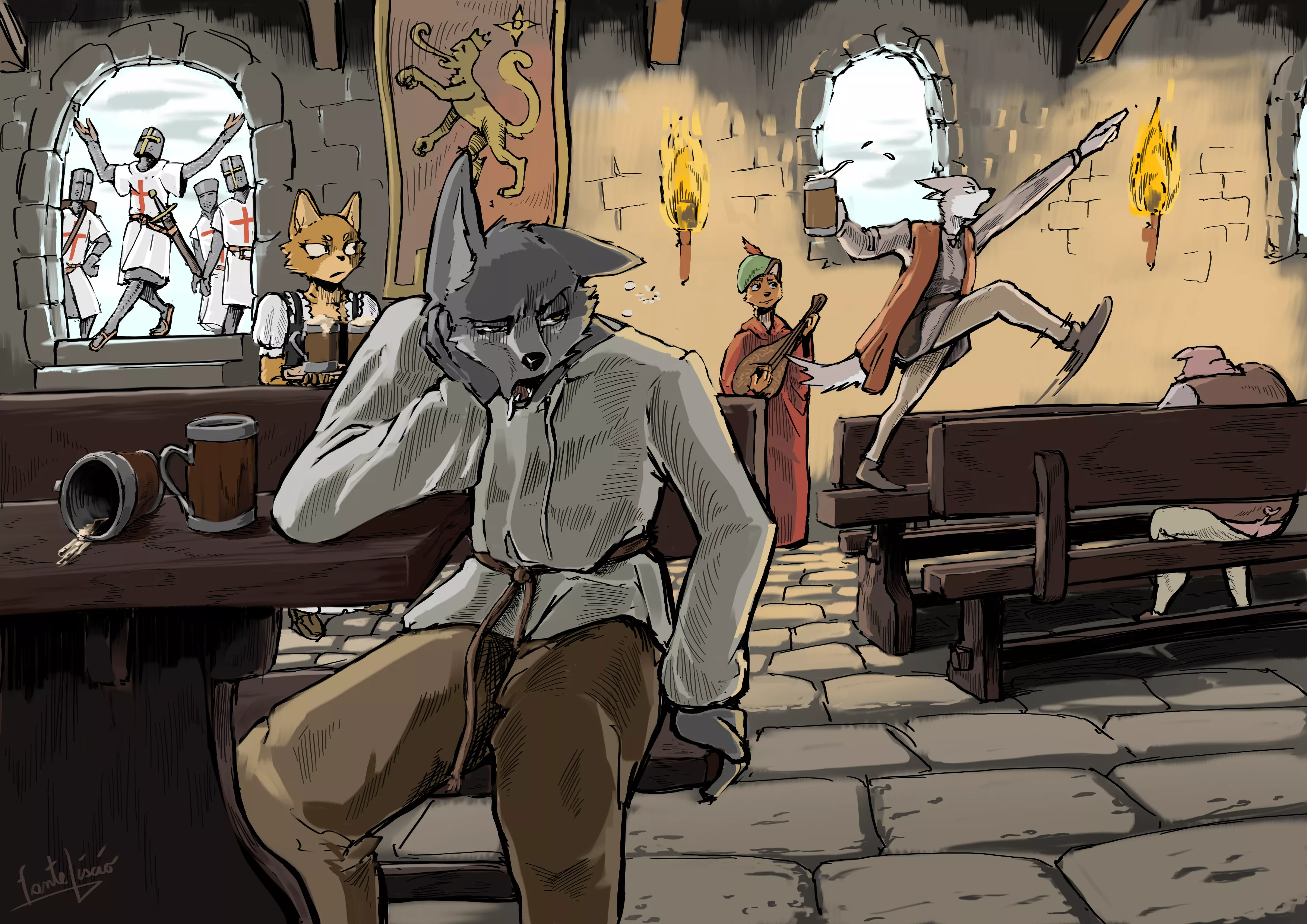 Tavern drunkards (by me)