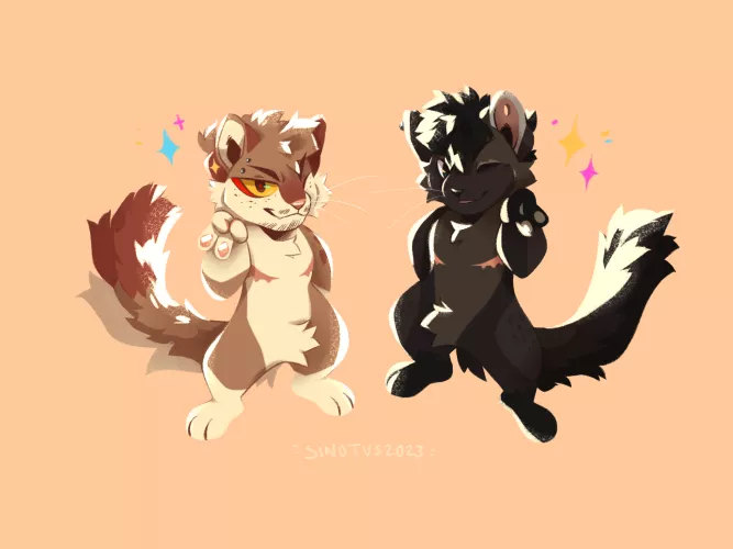 They're up to no good >:)