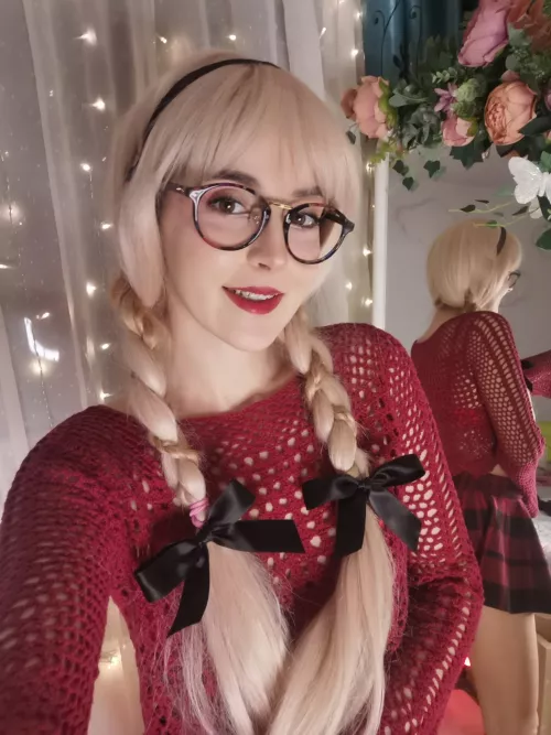 two ponytails for today