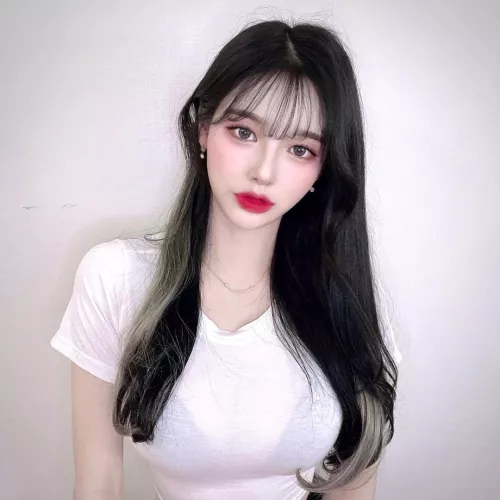 White top, black bra