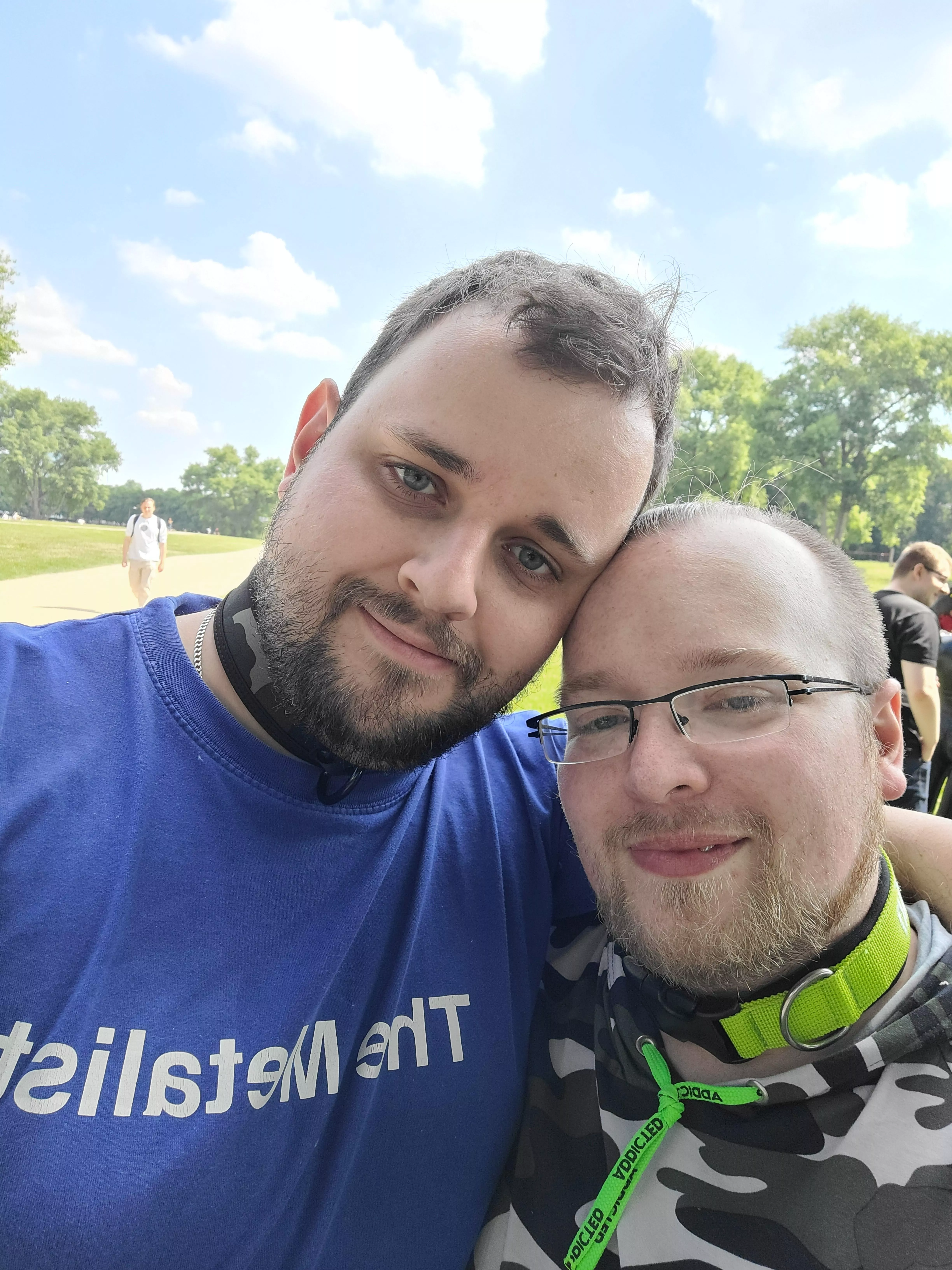 9 months since I fell in love with this beautiful man (me on the left)