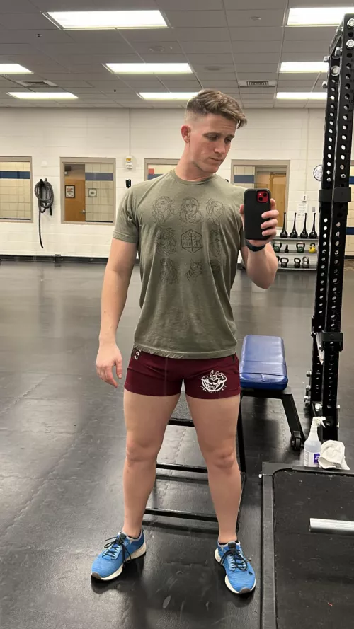 Another gym selfie because #gains