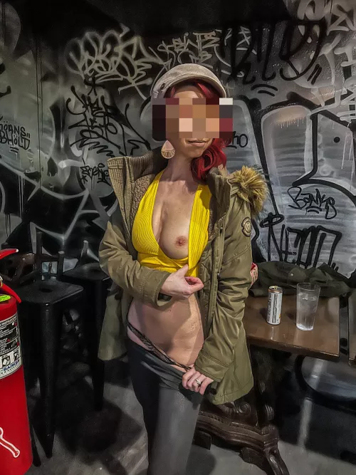 Arcade bar flash pic by hubby!