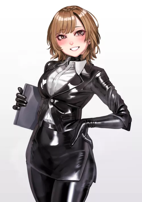Black Rubber Suit