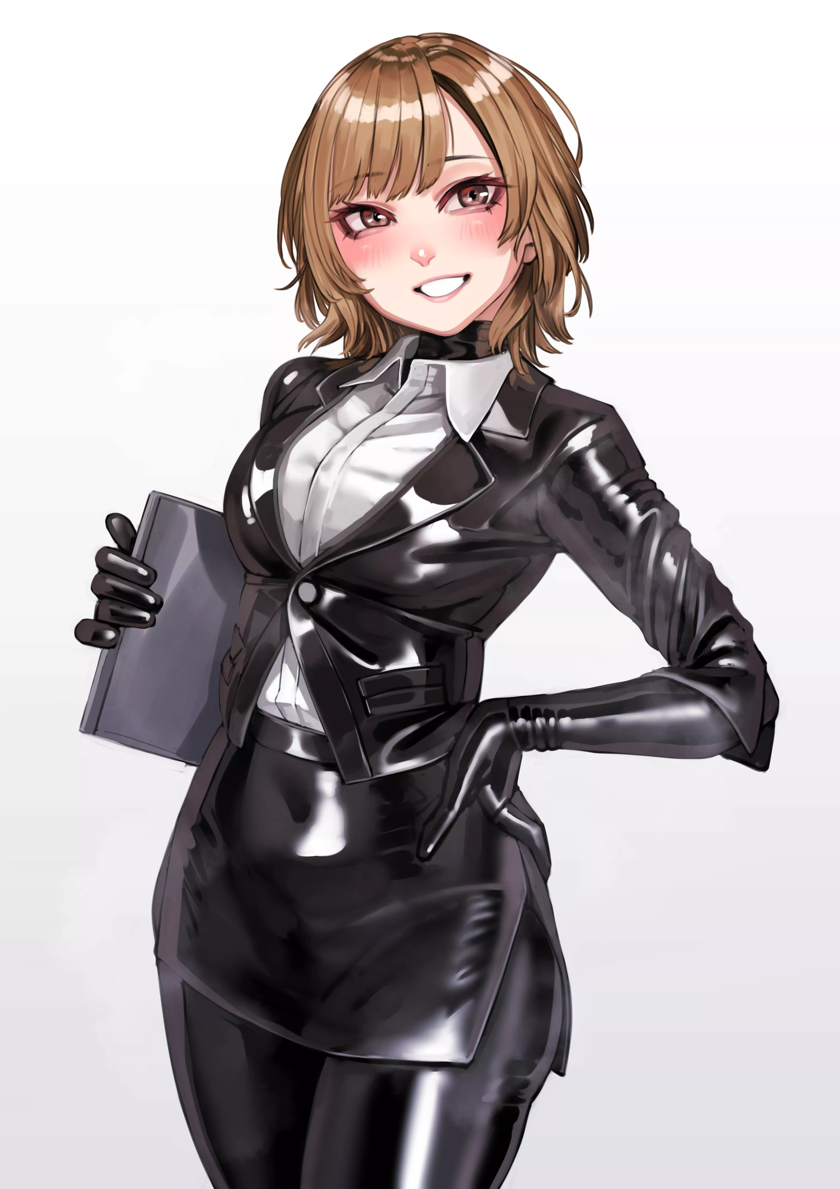 Black Rubber Suit