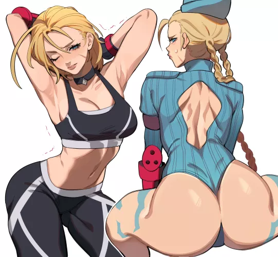 Cammy White - the casual sporty and the classic killer bee outfit (porqueloin) [Street Fighter]