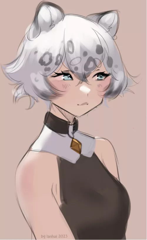 Can anyone be cuter than her? (Lanhai)