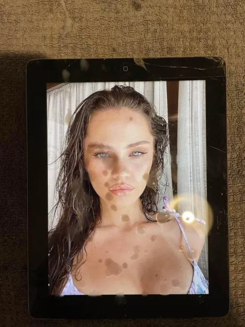 [challenge] cum on second screen with pics I send you