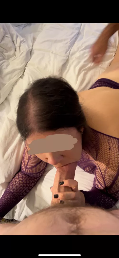 Come get closer look while I test the limits of your wife’s throat