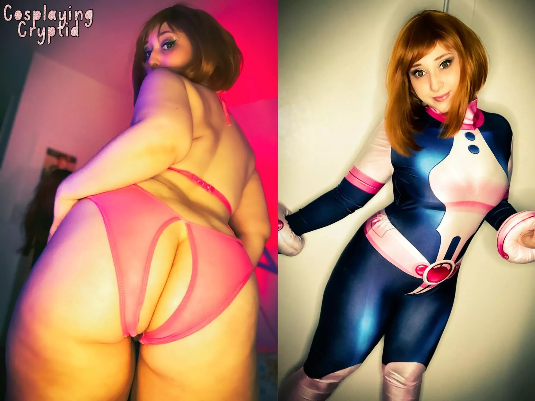 Cosplaying Cryptid as Ochako Uraraka [My Hero Academia]