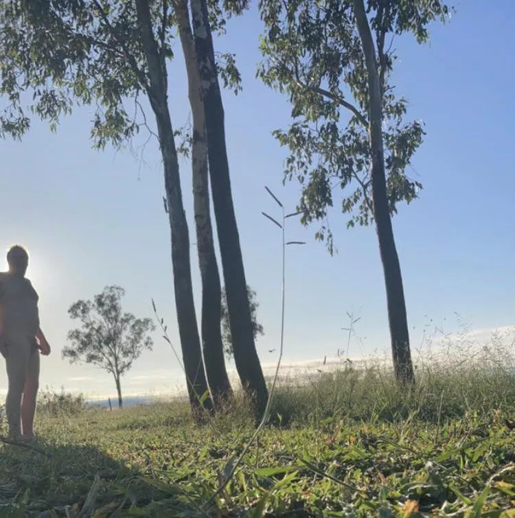 Enjoying my morning in nature