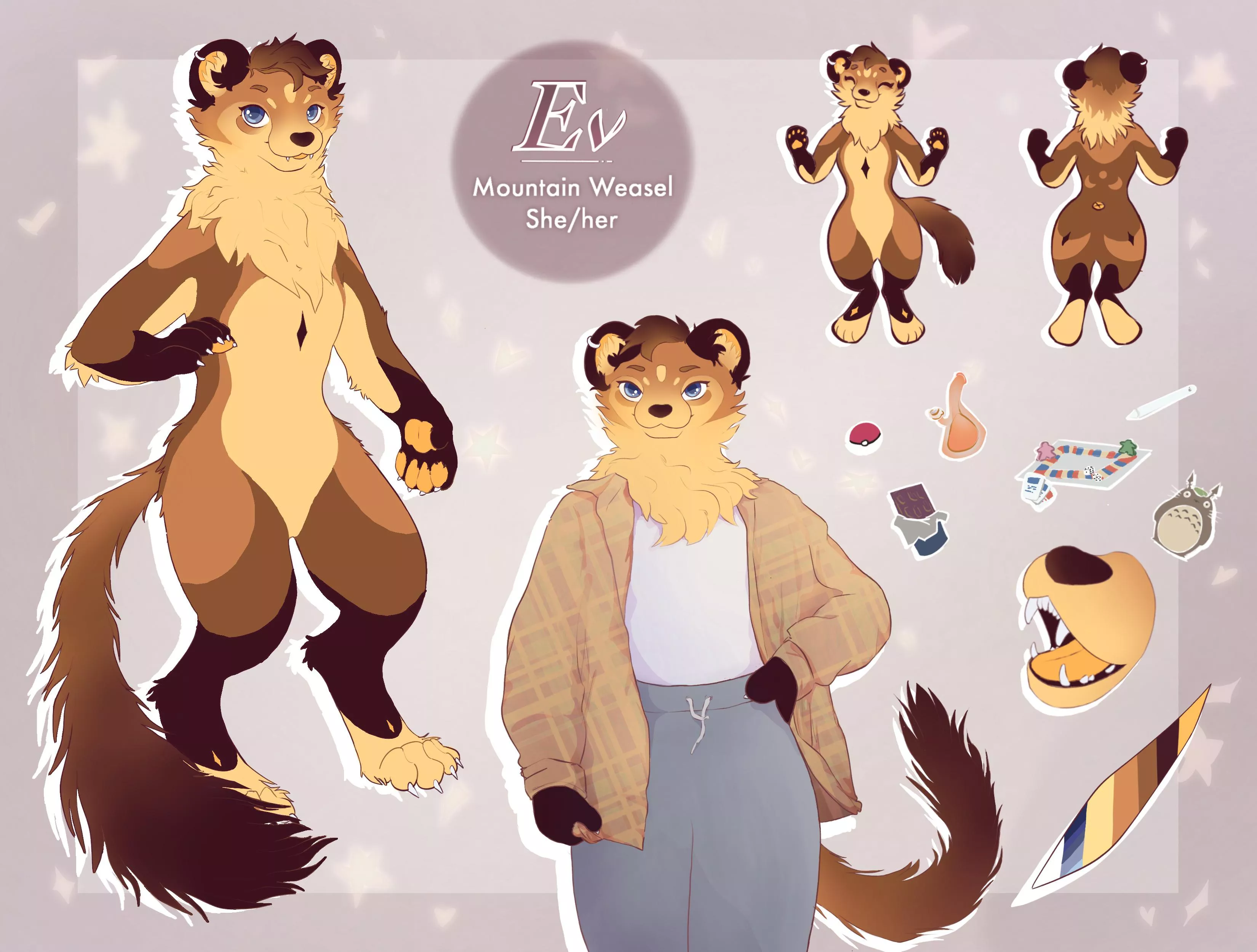 Everyone please meet my truesona, Ev!! Im so happy that she finally exists 🥰 (art by me)