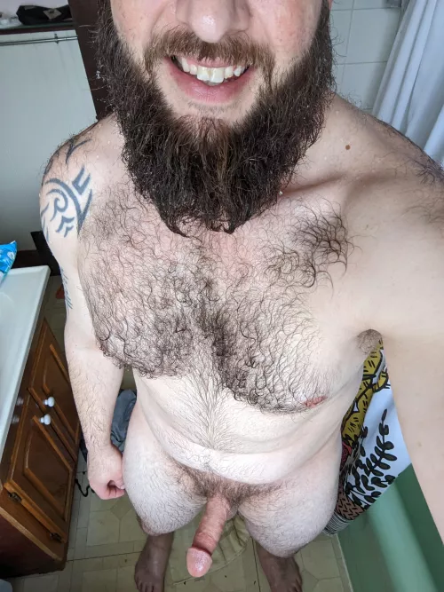 Fresh from the shower