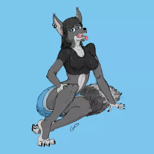 Girl sketch, I was bored so I drew this. What do you think guys?