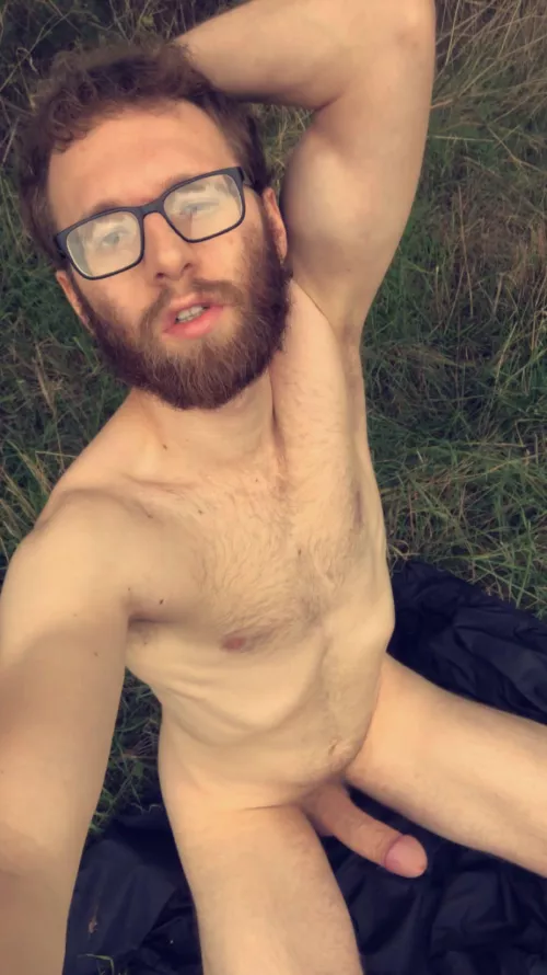 Got horny on a country hike...