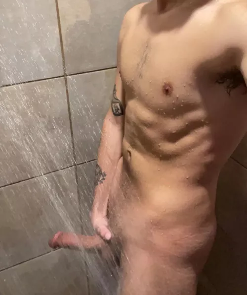 Gym showers get me going.