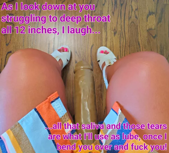 I can't wait to make you cry... [domme][oc]