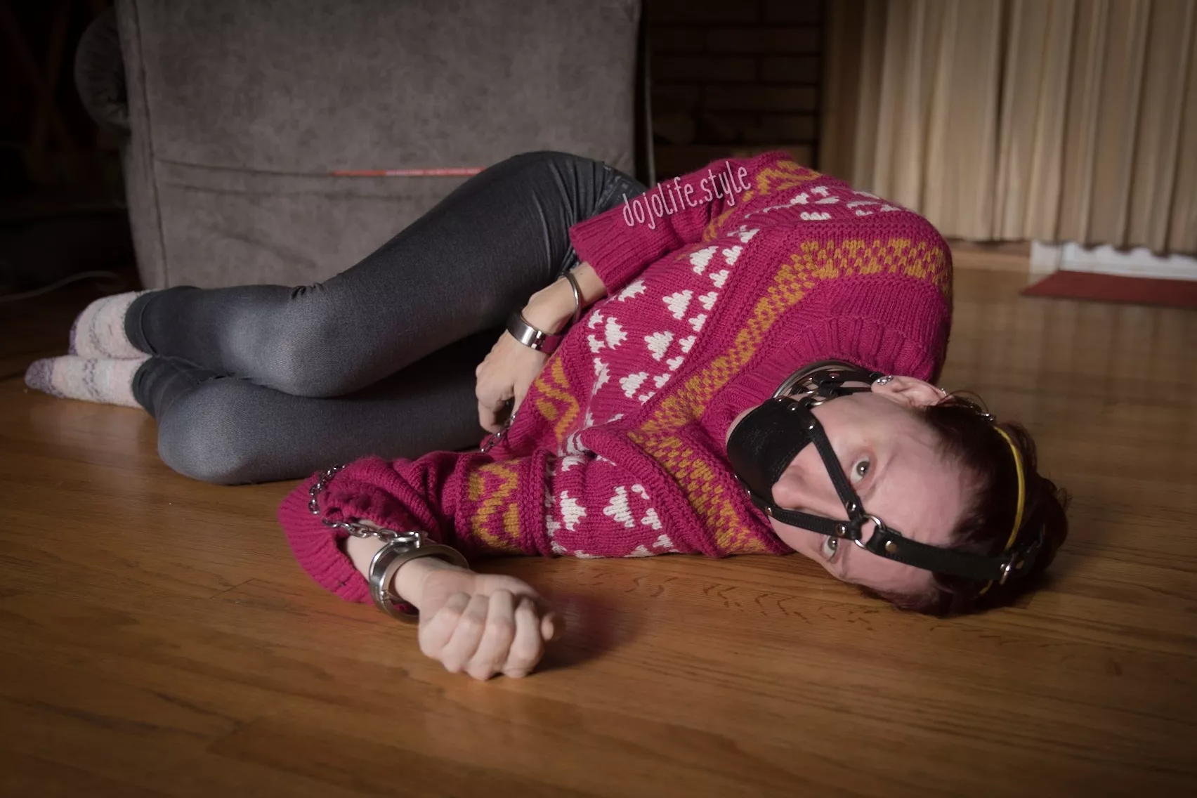 I love my custom fit harness panel ballgag