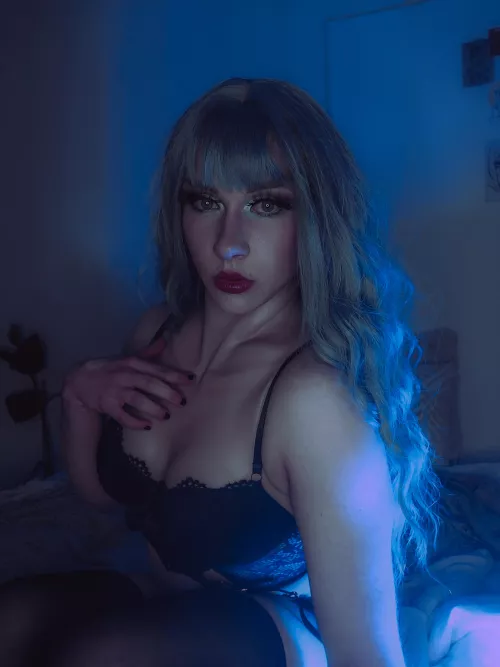 I really like the blue hair! What do you think~?