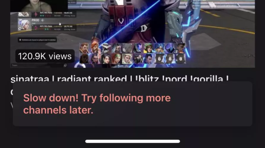 is it me or when i got banned now i cant follow or sub to the person that banned me