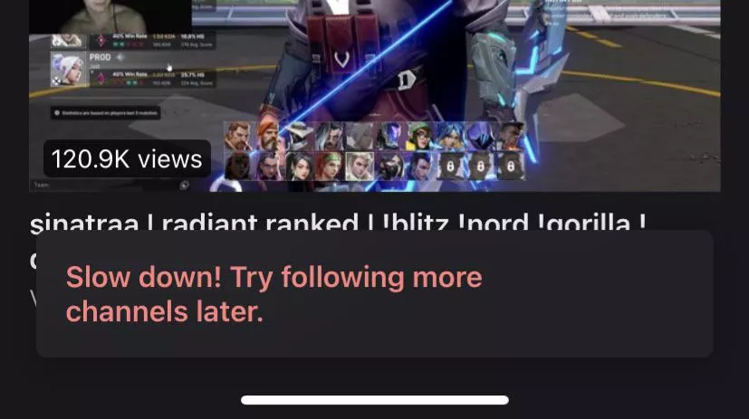 is it me or when i got banned now i cant follow or sub to the person that banned me