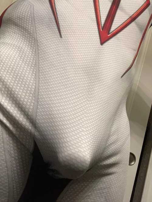 It’s hard hiding this in the suit